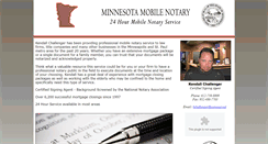 Desktop Screenshot of mnprofessionalnotary.com