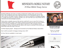 Tablet Screenshot of mnprofessionalnotary.com